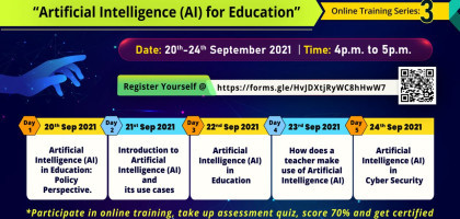 Online Training on Artificial Intelligence (AI) for Education Image